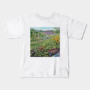 'Escape to the Allotment' by Sonia Finch Kids T-Shirt